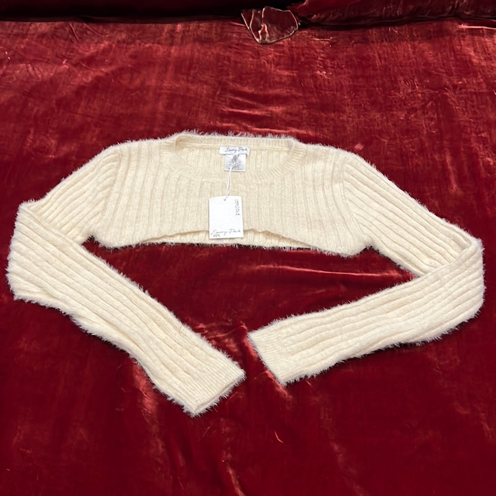 Emory Park Long Sleeve Crop Top NWT